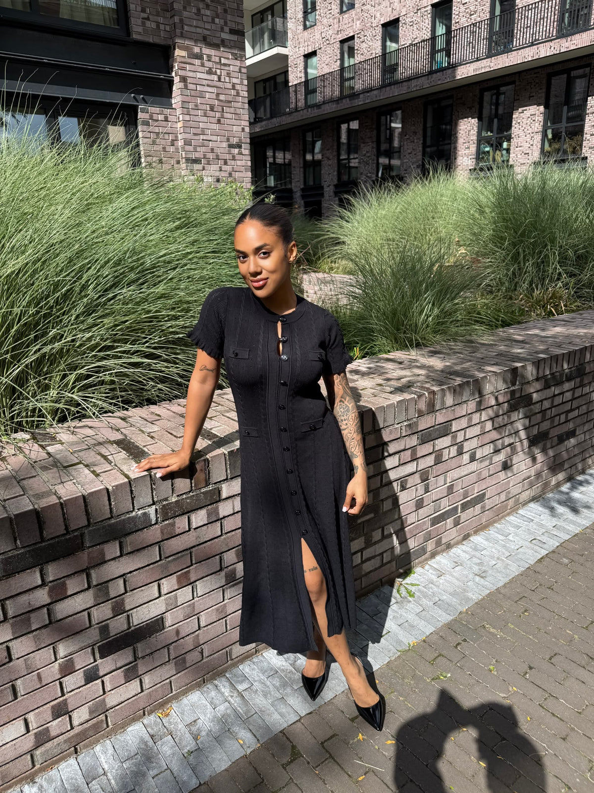 S Dress · Zwart